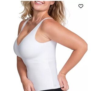 HONEYLOVE Women's LiftWear Tank Top White Medium Shapewear
